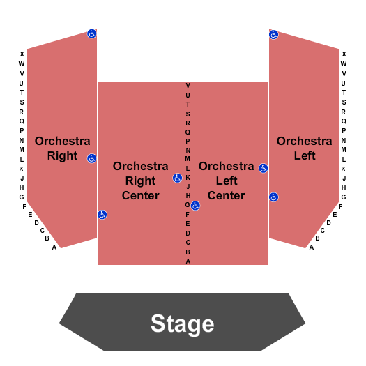 Mainstage Theater At Clermont Performing Arts Center Michael Bublé Seating Chart